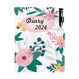 Diary DESIGN daily A5 2024 CZ - Flowers