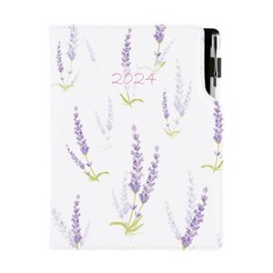 Diary DESIGN daily A5 2024 CZ - Lavender