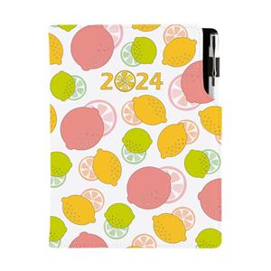 Diary DESIGN daily A5 2024 CZ - Lemon