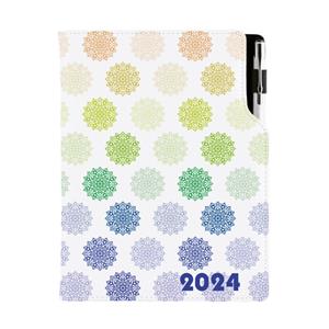 Diary DESIGN daily A5 2024 CZ - Mandala color