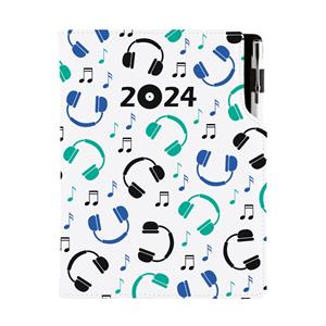 Diary DESIGN daily A5 2024 CZ - Music