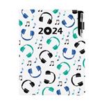 Diary DESIGN daily A5 2024 CZ - Music