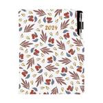 Diary DESIGN daily A5 2024 CZ - Rowan berry