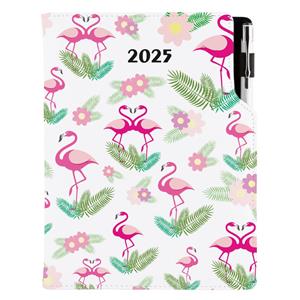 Diary DESIGN daily A5 2025 PL - Flamingo