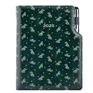 Diary DESIGN daily A5 2025 PL - green - branches