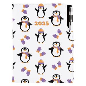Diary DESIGN daily A5 2025 SK - Penguin