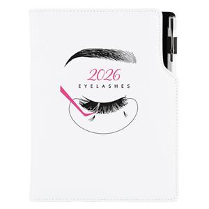 Diary DESIGN daily A5 2026 CZ - Eyelashes