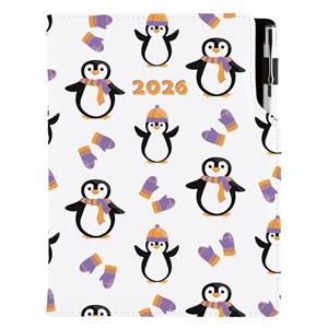 Diary DESIGN daily A5 2026 CZ - Penguin