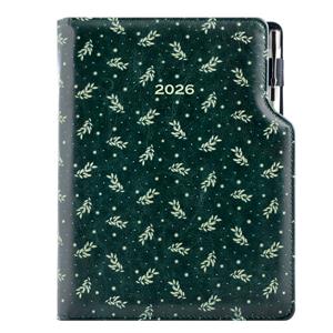 Diary DESIGN daily A5 2026 SK - green - Branches