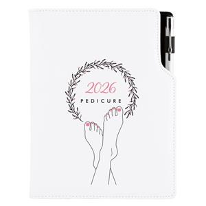 Diary DESIGN daily A5 2026 SK - Pedicure
