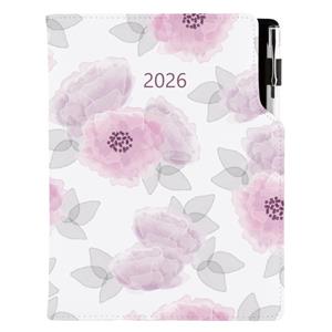 Diary DESIGN daily A5 2026 SK - Peony