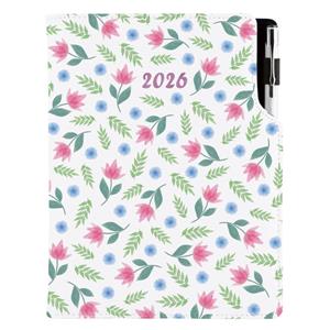 Diary DESIGN daily A5 2026 SK - Spring flowers
