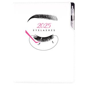 Diary DESIGN weekly A4 2025 PL - Eyelashes