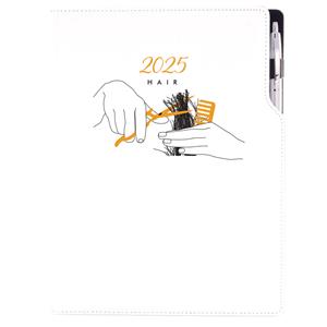 Diary DESIGN weekly A4 2025 PL - Hairdresser