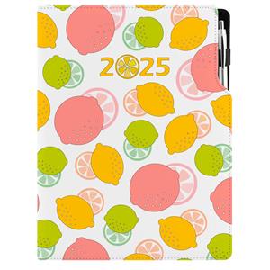 Diary DESIGN weekly A4 2025 PL - Lemon