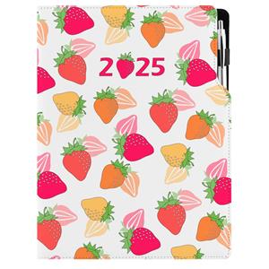 Diary DESIGN weekly A4 2025 PL - Strawberry