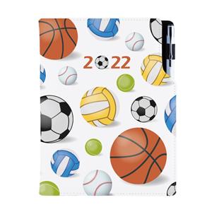 Diary DESIGN weekly A5 2022 CZ - Sport
