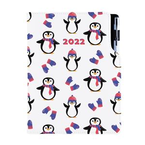 Diary DESIGN weekly A5 2022 PL - Penguin