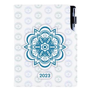 Diary DESIGN weekly A5 2023 SK - Mandala blue