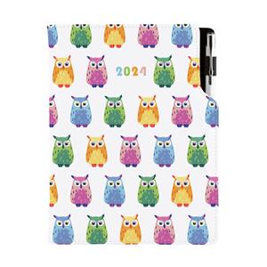 Diary DESIGN weekly A5 2024 CZ - Owl