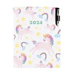 Diary DESIGN weekly A5 2024 CZ - Unicorn