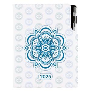 Diary DESIGN weekly A5 2025 PL - Mandala blue