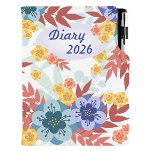 Diary DESIGN weekly A5 2026 CZ - Autumn flowers
