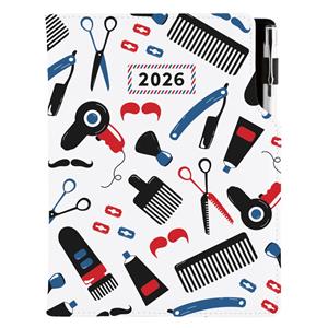 Diary DESIGN weekly A5 2026 CZ - Barber