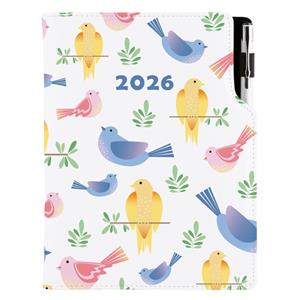Diary DESIGN weekly A5 2026 CZ - Birds