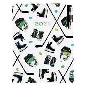 Diary DESIGN weekly A5 2026 CZ - Hockey