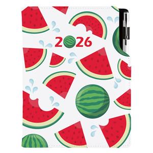 Diary DESIGN weekly A5 2026 CZ - Melon