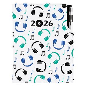Diary DESIGN weekly A5 2026 CZ - Music