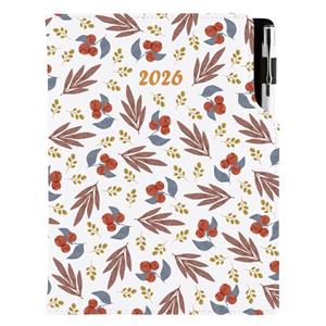 Diary DESIGN weekly A5 2026 CZ - Rowan berry