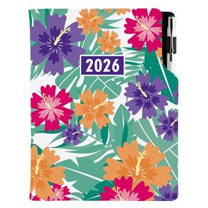 Diary DESIGN weekly A5 2026 CZ - Tropic