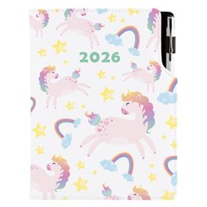 Diary DESIGN weekly A5 2026 CZ - Unicorn