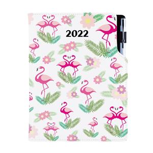 Diary DESIGN weekly B5 2022 PL - Flamingo