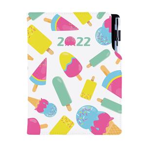 Diary DESIGN weekly B5 2022 PL - Ice lollies