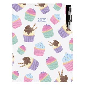 Diary DESIGN weekly B5 2025 PL - Cupcake