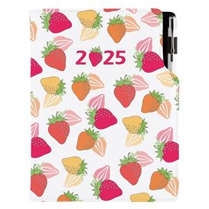 Diary DESIGN weekly B5 2025 - Strawberry
