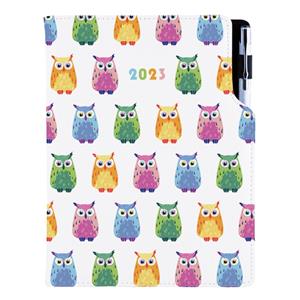 Diary DESIGN weekly B6 2023 - Owl
