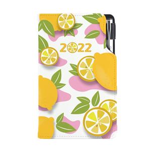 Diary DESIGN weekly pocket 2022 CZ - Lemon