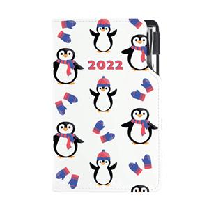 Diary DESIGN weekly pocket 2022 CZ - Penguin
