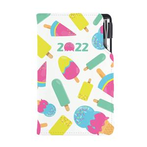 Diary DESIGN weekly pocket 2022 PL - Ice lollies