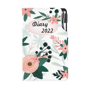Diary DESIGN weekly pocket 2022 SK - Flowers