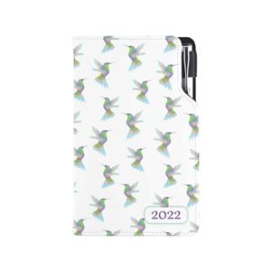 Diary DESIGN weekly pocket 2022 SK - Hummingbird