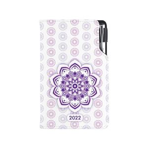 Diary DESIGN weekly pocket 2022 SK - Mandala violet