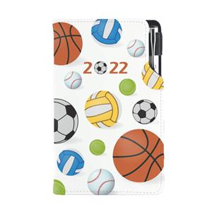 Diary DESIGN weekly pocket 2022 SK - Sport