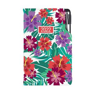 Diary DESIGN weekly pocket 2022 SK - Tropic