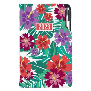 Diary DESIGN weekly pocket 2023 CZ - Tropic