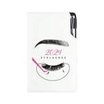 Diary DESIGN weekly pocket 2024 CZ - Eyelashes